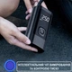 Портативний акумуляторний автокомпрессор MiXCO DC 12V - USB Type-C, с аккумулятором, черний - изображение 4
