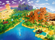 Пазл Ravensburger Minecraft 500 елементів 12001568 (4005555015680) - зображення 2