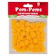 Помпоны Santi, d-15 мм., 50 шт., Желтые, (954666) - изображение 1