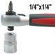 Тріскачка Yato YT-0331 для бітів і насадок 1/4" x 1/4'' (5906083903311) - зображення 2