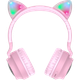Наушники Hoco W27 Cat Ear Stereo Bluetooth Headphones Pink (718464) [74551] - изображение 1