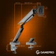 Настільне кріплення для монітора GamePro MAG200G із пружиною 17-45" 2~16kg Gray - зображення 18
