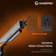 Настільне кріплення для монітора GamePro MAG201G із пружиною 17-45" 2~16kg Gray - зображення 13