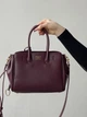 Сумка женская Bel Air Tote Bag - Premium бордовый золото средний Баленсиага - изображение 4