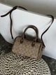 Сумка жіноча Mini Rowan Crossbody In Signature бежеве барило - зображення 2