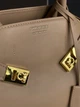 Сумка женская Salvatore Ferragamo деловая бежевый Феррагамо Премиум качества - изображение 3