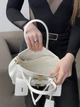 Сумка женская Bel Air Tote Bag - Premium белый золото средний Баленсиага - изображение 6