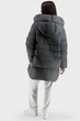 Зимовий пуховик casual з качиним пухом та капюшоном Basic (сірий, XL), 107118, 106575 - изображение 4