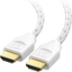 Кабель Cable Matters HDMI 2.1 [Certified Ultra High Speed HDMI] 48Gbps 8K@60Hz, 4K@240Hz 2м white - изображение 1