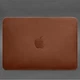 Кожаный чехол для MacBook Air 15-inch (2023) Светло-коричневый - изображение 5
