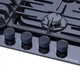 Варочная поверхность газовая Perfelli DIAMOND G69C NERO - изображение 4