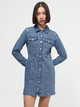 Sukienka koszulowa damska jeansowa Levi's Flynn Western Core Dress A7592-0001 M Niebieska (5401128681266) - obraz 1