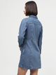 Sukienka koszulowa damska jeansowa Levi's Flynn Western Core Dress A7592-0001 M Niebieska (5401128681266) - obraz 2
