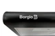 Витяжка плоска BORGIO GIO (PL) 50 Black (50 см, 380 м3/год, чорна) - изображение 3