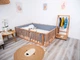 Детский деревянный манеж-кровать Монтессори BUSY WOOD напольная Модель 6.2 200х140 см Натуральное дерево - изображение 13