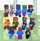 Набор игровых детских подвижных фигурок Майнкрафт 12 штук подарочных с оружием - изображение 12