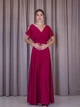 Вечірнє шифонове плаття FashionYouWant L/XL бордовий 43372520 - зображення 1