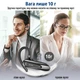 Беспроводная bluetooth гарнитура New Bee LC-B45 Чёрная - изображение 7