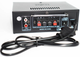 Підсилювач звуку UKC A5 Bluetooth USB SD FM MP3 2x120W стерео підсилювач караоке з двома мікрофонними входами аудіопідсилювач для колонок акустики радіо дисплей пульт ДК домашній музичний центр підтримка флешки карт пам'яті - изображение 4