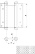 Zawias wahadłowy niklowany IBFM 150 mm 107036 (000040068893) - obraz 2