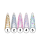 Гель-лак с глиттером для маникюра YouPOSH Glitter Color профессиональный 5 мл, 04 Сиреневый - изображение 3