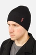Мужская шапка one size цвет черный HOOK ЦБ-00260750 - изображение 1
