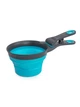 Стакан для корма Dexas Collapsible KlipScoop складной на клипсе 240 мл голубой - изображение 1