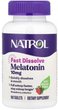 Мелатонин быстрорастворимый 10 мг Natrol Melatonin 100 таблеток со вкусом клубники - изображение 1