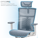 Крісло офісне OfficePro Balance OC620-W-DG-DG - зображення 8