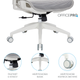 Крісло офісне OfficePro Balance OC620-W-LG-LG - зображення 15