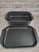 Гусятниця PEPPER Black Ice Greblon С2 32x21x11 см 2 в 1 Чорний PR-PR-6007 - зображення 2