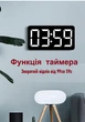 Часы Deepfox YX-2803 LED цифровые электронные настенные/настольные Будильник Дата Температура 26х13,5см злёный - изображение 12