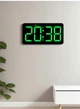 Часы Deepfox YX-2803 LED цифровые электронные настенные/настольные Будильник Дата Температура 26х13,5см злёный - изображение 15