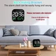 Часы Deepfox DS-6650 LED цифровые электронные настенные Будильник Дата Температура 18,5х18,5см белый - изображение 6