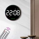 Часы Deepfox DS-6635 LED цифровые электронные настенные Будильник Дата Температура (диаметр 25,4см) - изображение 1