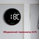 Часы Deepfox DS-6635 LED цифровые электронные настенные Будильник Дата Температура (диаметр 25,4см) - изображение 10