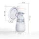 Молокоотсос электрический LELIK™ Pure Lacto с эффектом массажа, аккумуляторный, розовый + Подарок пакеты для хранения грудного молока LELIK™ BPA Free, двухслойные, сертифицированные, 150 мл, 30 шт. - изображение 14