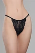 Трусики жіночі труси стрінги, T-стрінги ORO STR-504 nero L/XL - изображение 1