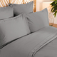 Комплект постільної білизни Atmosphera Extra Soft з перкалю сірий 220 x 240 см (3560232982958) - зображення 4