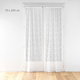 Komplet firan Douceur d'intérieur Manon ze wzorem liści 70 x 240 cm 2 szt (3574386276696) - obraz 2