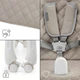 Стульчик для кормления KinderKraft Tulo Beige (00-00305345) - изображение 10