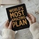 Планер «WORLD'S MOST AMAZING PLAN» черный - изображение 4