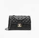 Сумочка Шанель Chanel Премиум женская мини сумка Chanel Classic черного цвета из эко-кожи - изображение 1