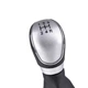 Ручка кпп с чехлом кулисы 5 ступеней Ford Focus 2 (Форд Фокус 2) 2004-2011 г.в. серая - изображение 4
