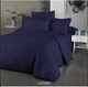 Постільна білизна Cotton Shine Stripe Satin 200х220 Lacivert - зображення 1