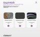 Коврик для йоги EasyFit Light VioletMoon 183х61х0.3 см каремат из каучука EF-1926-3 Голубой (56003493) - изображение 4