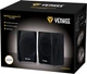 Акустична система YENKEE YSP 2010BK USB speakers 2.0 Чорна (45011776) - зображення 4