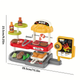 Супермаркет Star Toys BBQ Shop 56 деталей: гриль/продукты/кассовый аппарат со звуком, игровой набор 668-144 - изображение 4