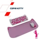 Комплект Canyon HSET-W6 Kitty Edition Wireless UA Pink (CNS-HSETW6PK) - изображение 8