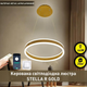 Светодиодная люстра Esllse подвесная с пультом и приложением STELLA 64W R-APP-400Х1200мм - GOLD-220-IP20 - изображение 1